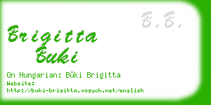 brigitta buki business card